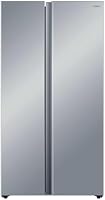 CANDY CNSQ2T918EX, Frigorífico Side by Side, Ancho 91cm, Capacidad 523L, Inverter, Total No Frost, 2 Cajones Verduleros, Control Digital Interno, Iluminación LED, Patas Ajustables, Ruedas, 37DB, Inox