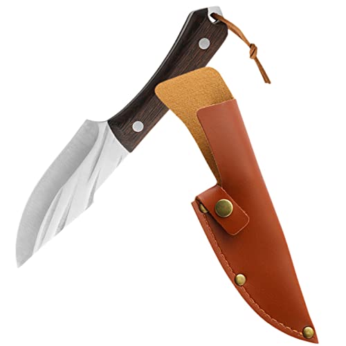 GRIRIW Vegetable Meat Cleaver Knife Kitchen Supply Sturdy Easy to Use Sheath for Camping and Cooking