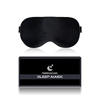 Mascherina Per Dormire Seta Maschera Per Dormire In Pura Seta Di Gelso, Fibra Lunga 22 Momme, Grado 6A - Italia Maschera Occhi Per Dormire - Foto 5