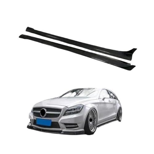 ボディキット ベンツ W218 CLSクラス CLS350 CLS63 AMG 2012-2017 リアルカーボンファイバー サイドスカート エプロン エクステンション リップ RTスタイル