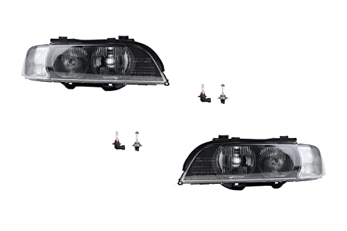 Johns, passend für BMW 5er Scheinwerfer E39 11/95-08/00 mit H7/HB3 Set links & rechts