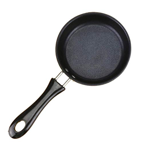 Poêle à pancake antiadhésive de 16 cm avec cuisson homogène pour œufs et omelettes