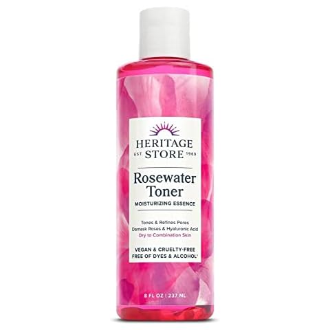 HERITAGE STORE Rosewater Facial Toner 236ml Clear Cover