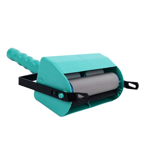 Pssopp Rouleau de Peinture à Motifs, Rouleau de Peinture à Motifs Décoratif avec Poignée Antidérapante, Texture de Gaufrage, Rouleau en Caoutchouc, Outil de Motif Mural pour la