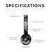 Skin Compatible with Beats Solo 4 - Black Camo - Premium 3M Vinyl Protective Wrap Decal Cover - Easy to Apply | Crafted in The USA by MightySkins