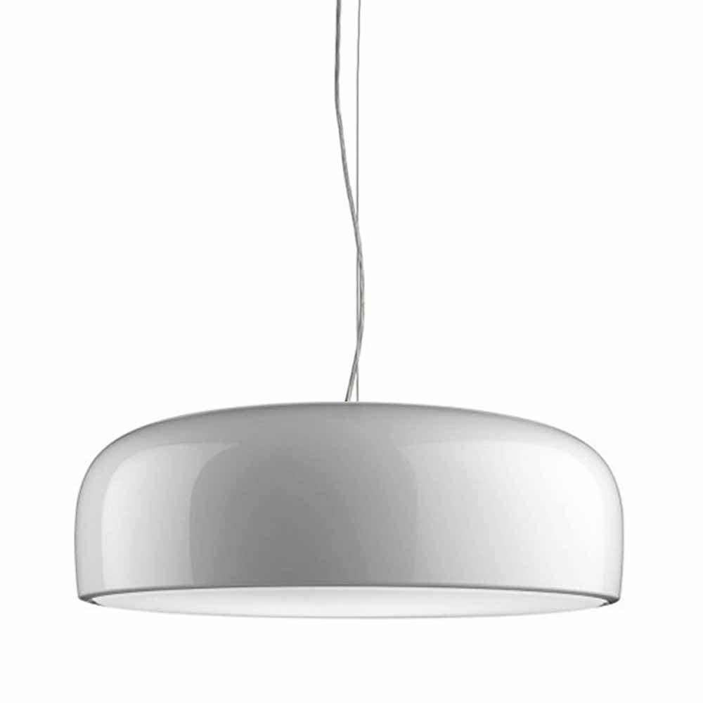 Lampe suspendue industrielle en aluminium avec abat-jour acrylique noir