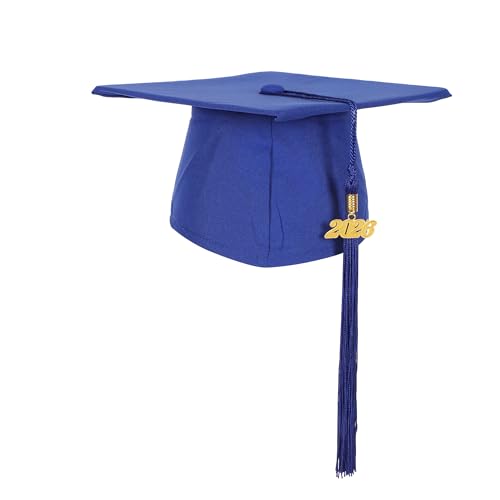Image of Matte Kindergarten Preschool Graduation Gown and Cap Set with Year Tassel for Kids