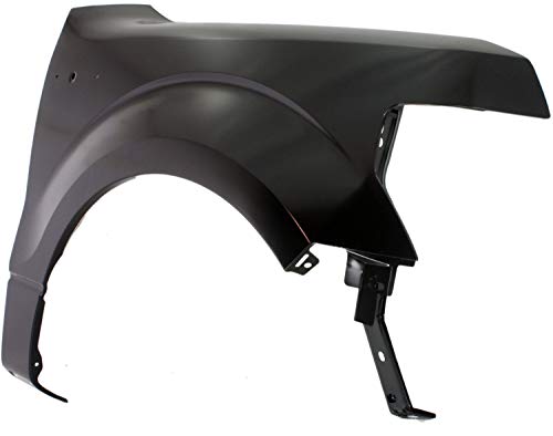 Garage-Pro Front Fender Set Of 2 Compatible With 2009-2014 Ford F-150 Black Steel Driver And Passenger Side Capa #TOP3