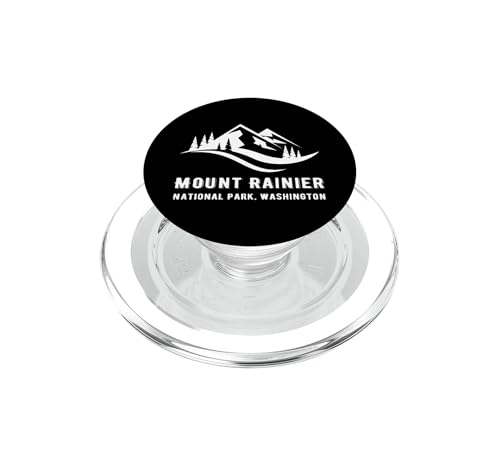 PopSockets PopGrip pour MagSafe design Mont Rainier pour photos et vidéos de voyage