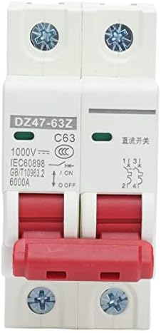 Consumer Unit, Circuit Breaker Panel 2 Way Leakage Proof Circuit Breaker Universal Consumer Circuit Breaker Box Fuse Board 40A 30mA RCD 2MCB 6A+16A, IP65 Plastic Shield Garage Caravan Consumer Unit