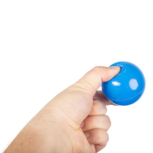 H&F Heimtextilien 100 Bälle für Bällebad Ø 6 cm – Blau Plastikbälle für Kinder & Babys – Weiche & langlebige Spielbälle – BPA-frei & schadstofffrei – Perfekt für Spielzelt, Hüpfburg & Garten