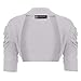LOTMART Girls Ruched Sleeve Bolero Shrug & FREE GIFT Lotmart pen per parcel