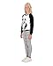 Sweet Butterfly Girls Legging Sets Faux Fur Fashion Sweatshirts and Printed Leggings Outfit for Girls