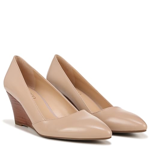 Franco Sarto Women's Frankie Pump, Ballet Beige Leather, 8.5 Wide by Franco Sarto - Used condition - Image 7