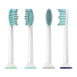MAYCREATE® 4Pcs Toothbrush Replacement Heads for Philips Sonicare Soft Dupont Bristles Electric Toothbrush Replacement Suitable for Philips Sonicare