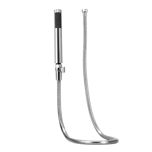 Ducha Manual C/Mangueira Inox 1,80 Suporte Botão Abre Fecha