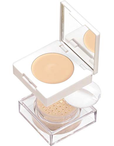 Kryolan 79089 Dermacolor Twin Set (Camouflage Creme & Fixing Powder) Multiple Color Options (D17 & P5)