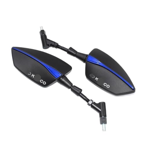Espejos retrovisores para motocicleta retroviso estables manillar laterales 4