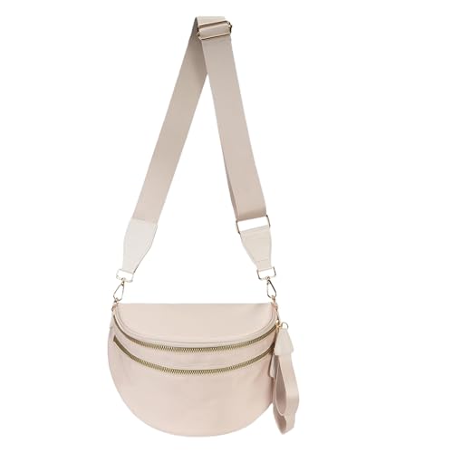 Sac en nylon pour femme avec sangle réglable et grand portefeuille intégré