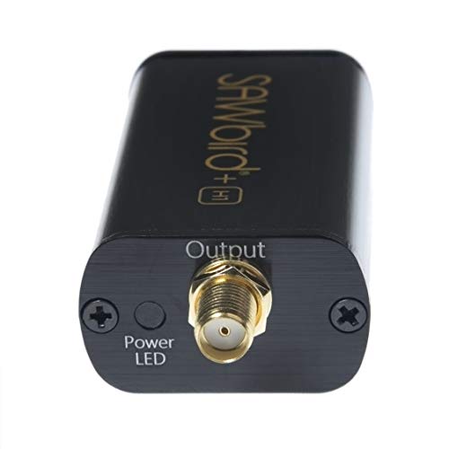 Nooelec SAWbird+ H1 - Premium Saw Filter & Cascaded Ultra-Low Noise Amplifier (LNA) Module for Hydrogen Line (21cm) Applications. 1420MHz Center Frequency. Designed for Software Defined Radio (SDR)