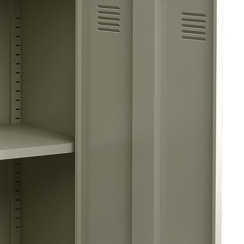 Armadietto Da Ufficio Oripää In Acciaio 90 X 80 X 33 Cm Color Cammello Opaco [En.Casa] - 9