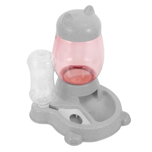 Kichvoe Distributore Automatico di Acqua e Ciotola Antiscivolo per Cani e Gatti, Contenitore Alimenti Resistente ai Morsi Superficie Liscia, per Famiglie e Negozi di Animali