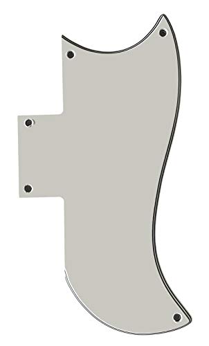 Custom Guitar Pickguard For Gibson SG 61 Reissue (5 Ply White)