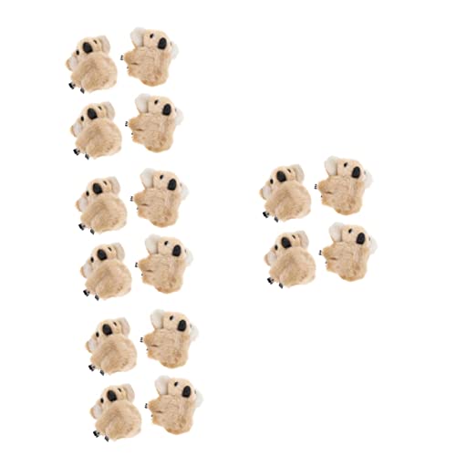Accesorios de cosplay de koala de peluche para sujetar flequillos rebeldes