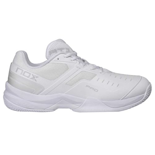 NOX AT10 PRO - Tenis unisex para adultos, Blanco/Gris, 42 EU
