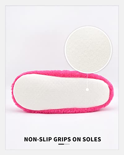 Image of Keyela Women Cozy Warm Slipper Socks, Non Slip Gripper Indoor House Socks | Soft warm cozy fabric, gripper anti-slip bottom for bedroom, lounge and all indoor daily use