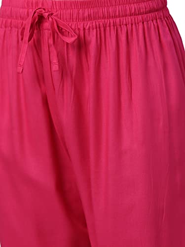 Image of TWIN BIRDS Viscose Fabric Kurti Pant /Trousers with Functional Pocket for Women