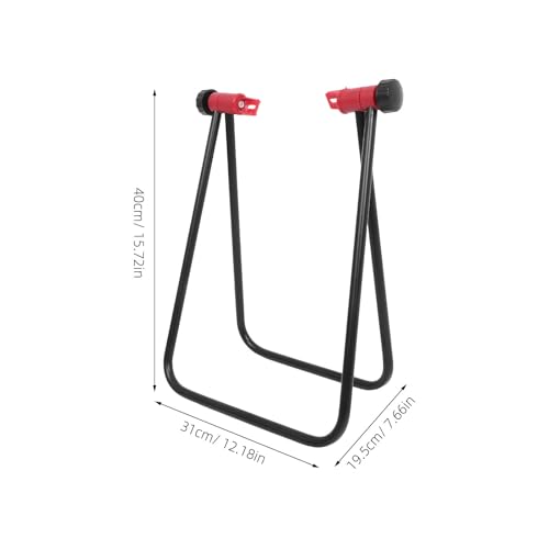 Soporte para bicicleta plegable de hierro negro ajustable 2