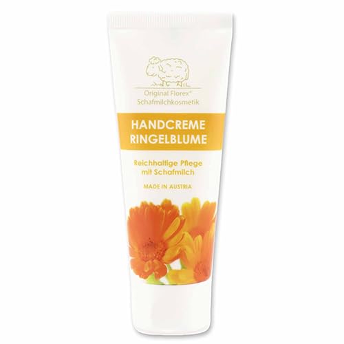 Florex Handcreme mit Bio Schafmilch ohne Palmöl 75 ml (Ringelblume)
