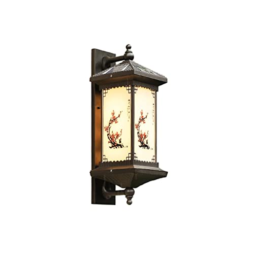 Applique murale solaire chinoise et lanterne d'extérieur super lumineuse pour villa