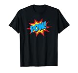 Comic Book Pow Shirt Funny Retro Superhero Costume