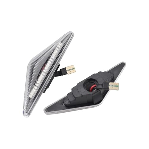 DZSYANJIASM Marcador lateral do carro 2 luzes LED dinâmicas posição lateral para Ford para Mondeo para MK3 para Focus para MK1 1998-2007 intermitentes sequenciais