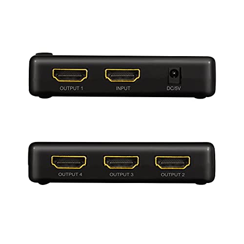 2direct GmbH LogiLink HD0036 - HDMI splitter, 1x4 port, 4K/30 Hz, slim - Image 4