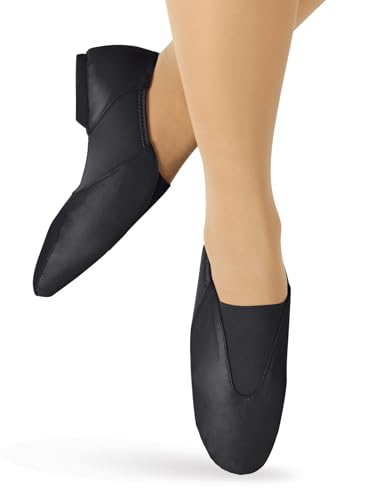 Theatricals Girls Ultimate Competition Leather Jazz Shoes with Neoprene4