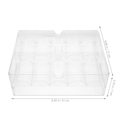Boîte à puces de poker transparente pour ne plus perdre vos jetons