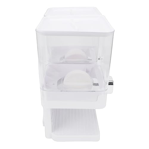 Distributeur de céréales hermétique design blanc en PET résistant - 6