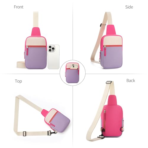 Image of Birthday Gifts for 8 9 10 11 12 Year Old Teens Girls Kids, Fanny Pack Crossbody Bag Sling Belt Bags Purse, Dorm Travel Essentials for Girls Fashion, Preppy Tween Teen Girl Gift Trendy Stuff