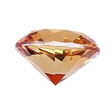 jojofuny 水晶ダイヤモンド工芸品 琥珀色 結婚祝い装飾品 ブライダルシャワー向け 人工ダイヤモンド ホームパーティーデコレーション