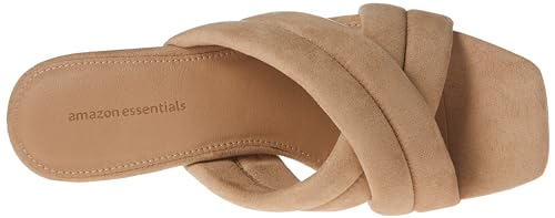 Image of Amazon Essentials Women's Crossover Block Heeled Mules Sandal with Padded Straps and Memory Foam Insole
