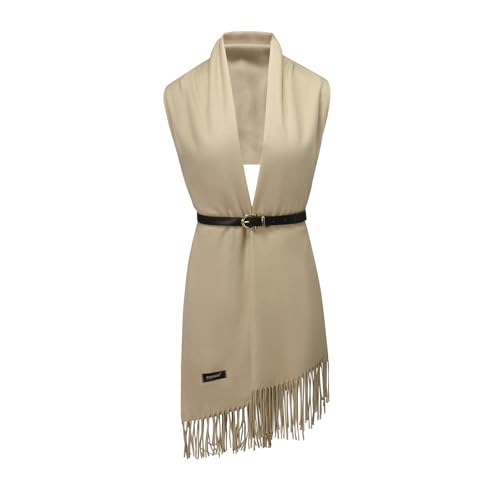 Women's Pashmina Shawls and Wraps: Cashmere Feel Large Scarves Ideal for Evenings, Weddings, Travel, and Office Wear4