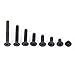 M3 Flat Countersunk Head Socket Screws - 200Pcs Assortment Kit with Storage Box (4-25mm Sizes)
