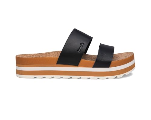 Image of Sanuk Womens Alt-Itude | Platform Sandals Women | Womens Fashion Slide Sandals | Molded Footbed with Arch Support