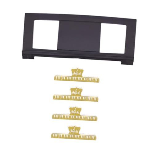 Garende Electronic Piano Music Stand Piano Accessories,Keyboard Music Score Holder,Sheet Stand for Practice, with four gold clips