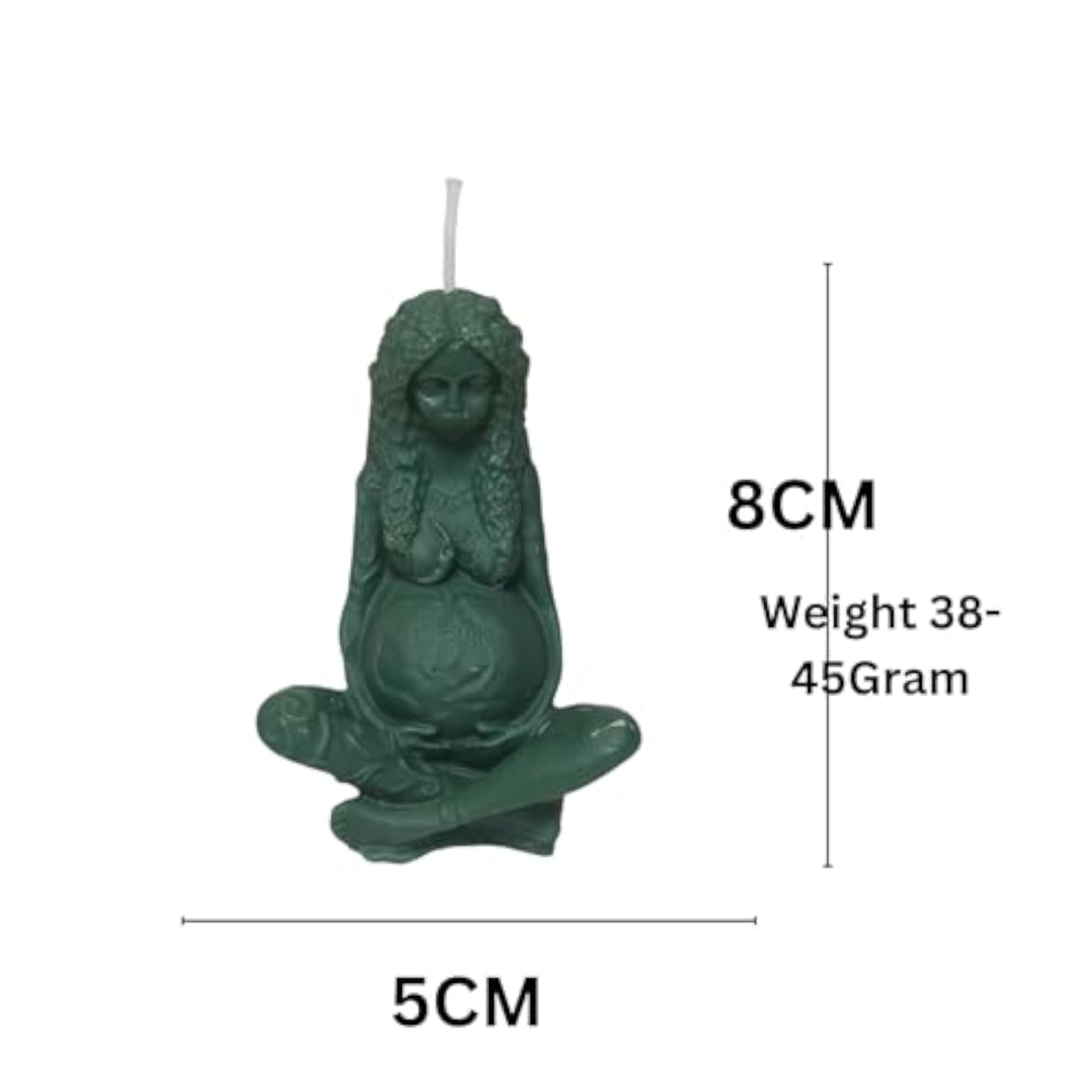 KD24 Mother Earth Green Candle, Soy Wax for Spell Casting