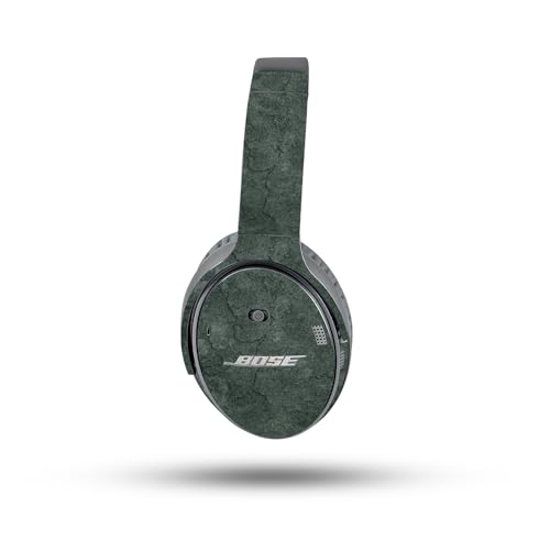 Image of MightySkins Skin Compatible with Bose QuietComfort 35 II Headphones - Green Stone | Protective, Durable, and Unique Vinyl Decal wrap Cover | Easy to Apply, Remove, and Change Styles