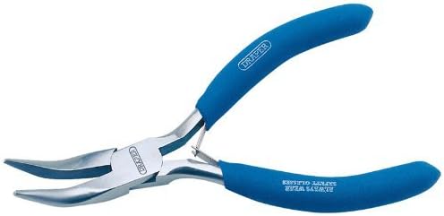 Draper 60742 Carbon Steel Bent Nose Plier, 125mm